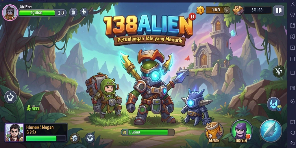 Tampilan gameplay 138ALIEN dengan fitur Idle yang menarik.