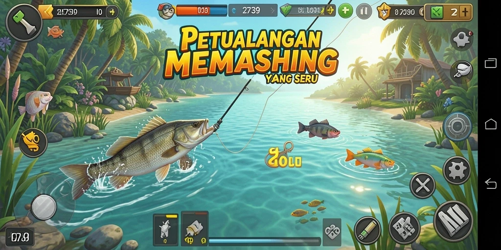 Tampilan gameplay menarik dalam game Fishing 2739.
