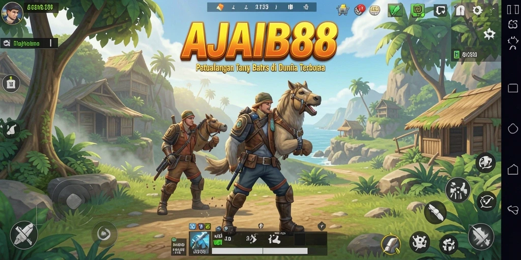 Tampilan gameplay AJAIB88 yang memukau dan interaktif dalam dunia terbuka.