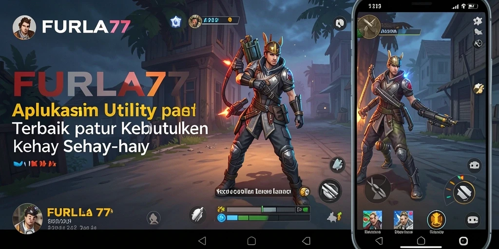 Screenshot utama FURLA77 menampilkan antarmuka aplikasi Utility yang sederhana dan intuitif.
