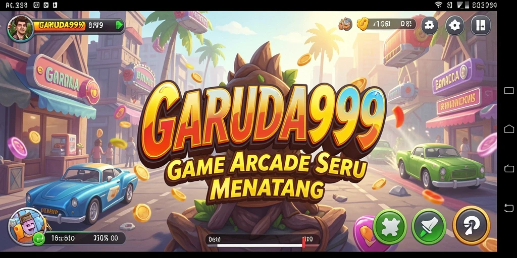 Tampilan gameplay seru dan menantang dari GARUDA999.