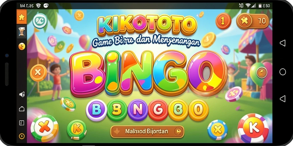Gameplay KIKOTOTO yang seru di dalam Bingo.