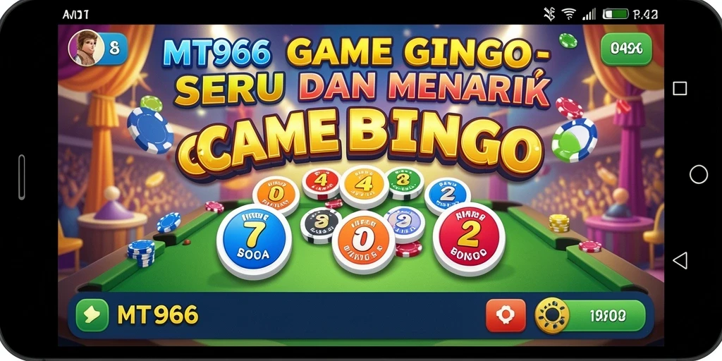 Tampilan screenshot gameplay Bingo yang seru dan menghibur di MT966.