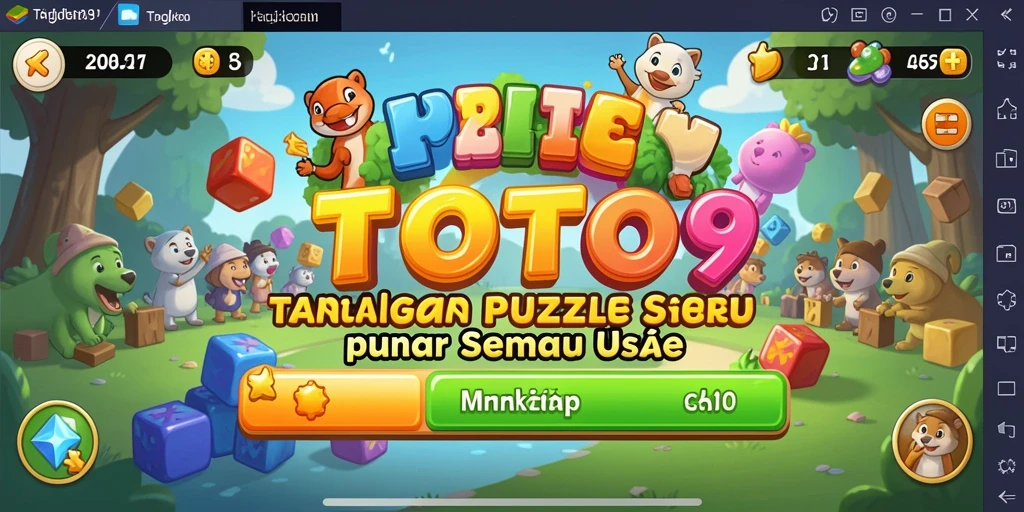 Tampilan gameplay TOTO9 yang menarik dan menantang.